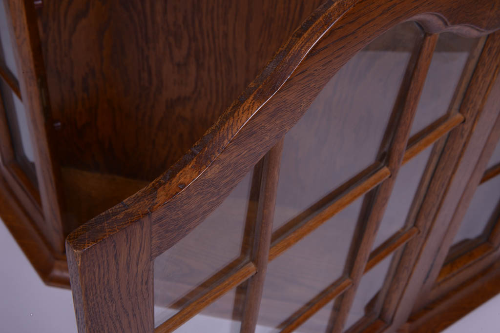 Vintage Hanging Dutch Curio Cabinet