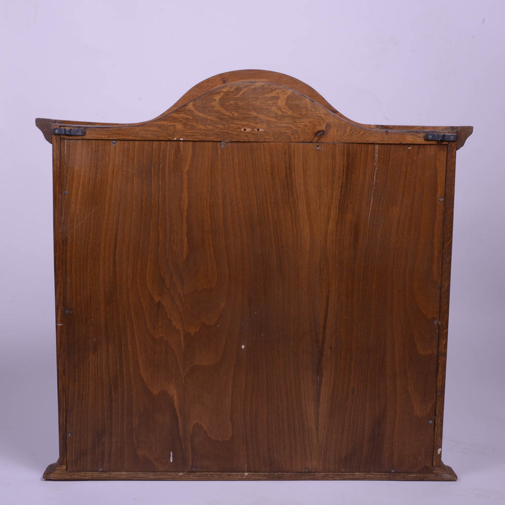 Vintage Hanging Dutch Curio Cabinet