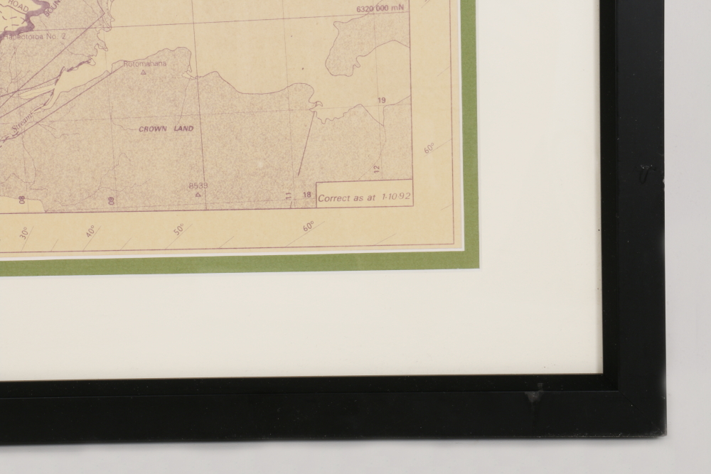 Forestry Corporation Fire Control Map of New Zealand's Whakarewarewa Forest