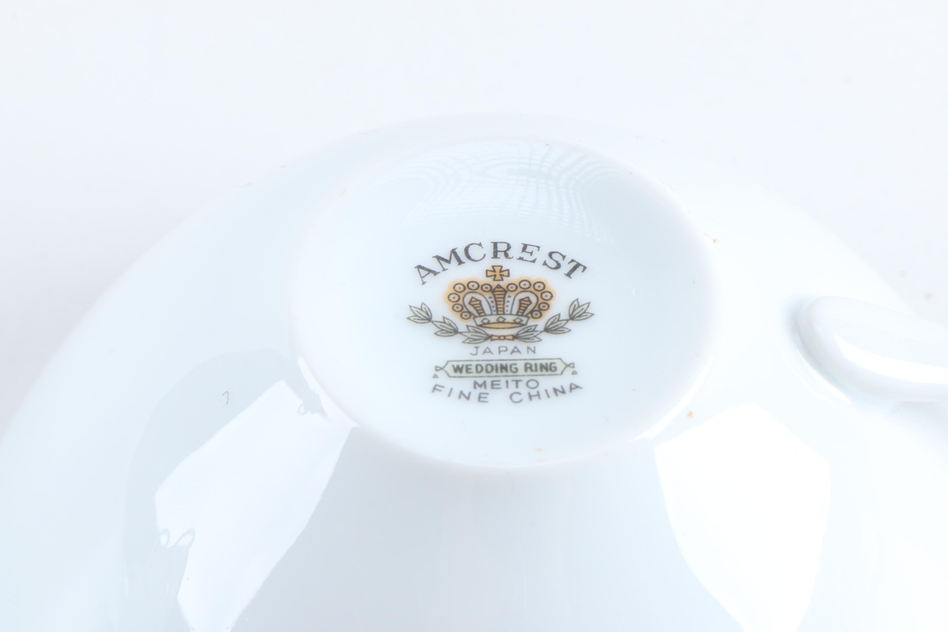 Bridal Dining China Featuring Noritake