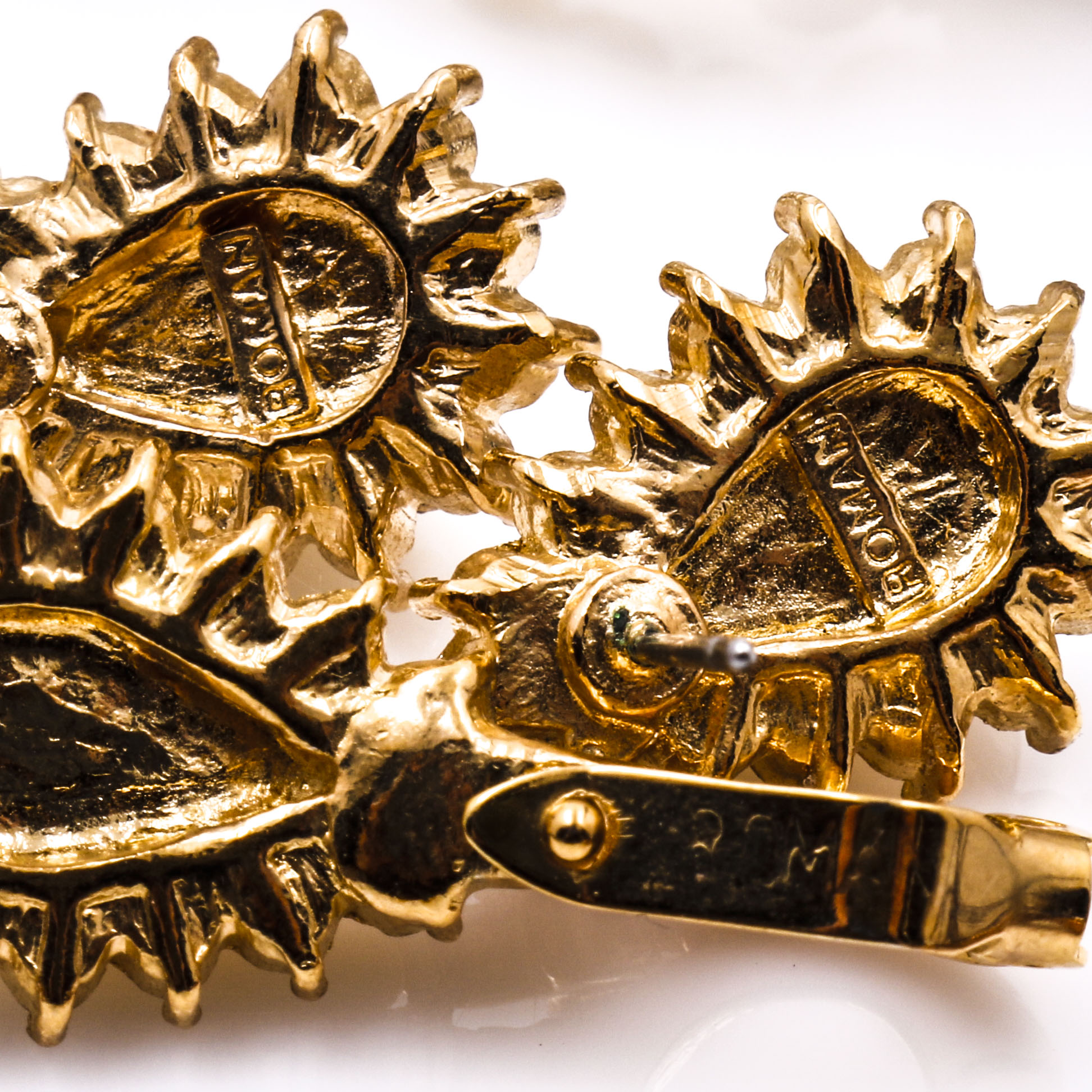 Collection of Gold Tone Costume Jewelry