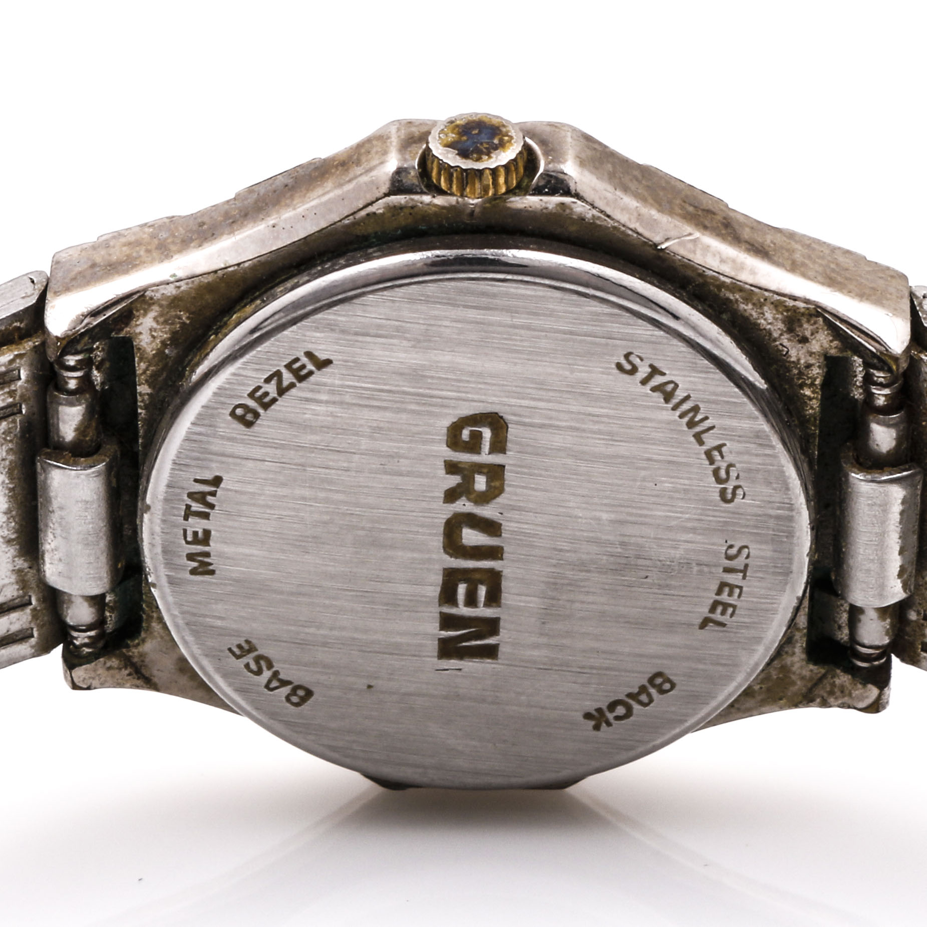 Silver and Gold Tone Gruen and Gloria Vanderbilt Watch