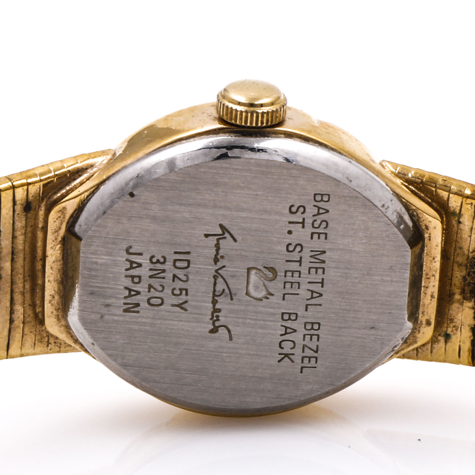 Silver and Gold Tone Gruen and Gloria Vanderbilt Watch