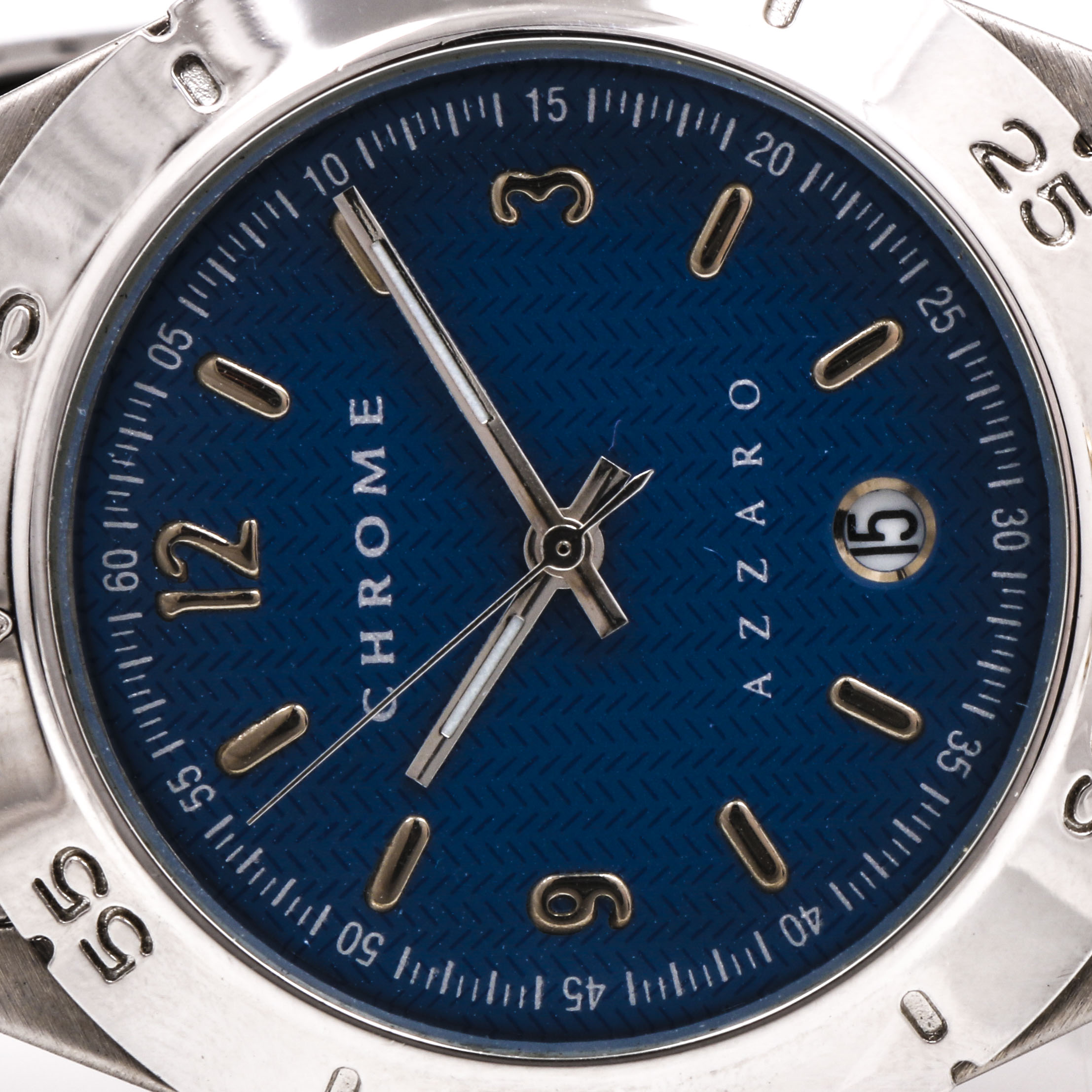 Chrome Azzaro and Pearl Quartz Watches