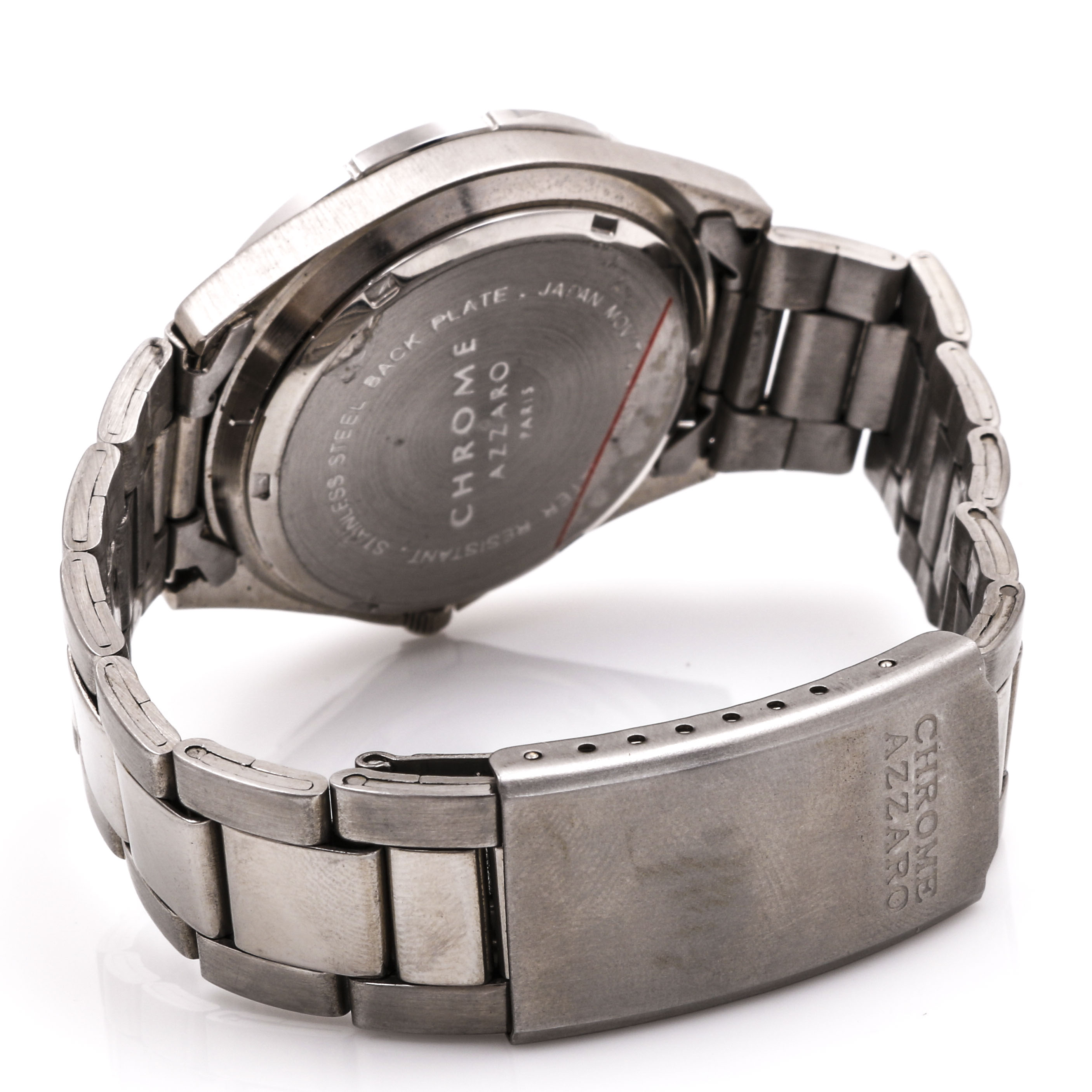 Chrome Azzaro and Pearl Quartz Watches