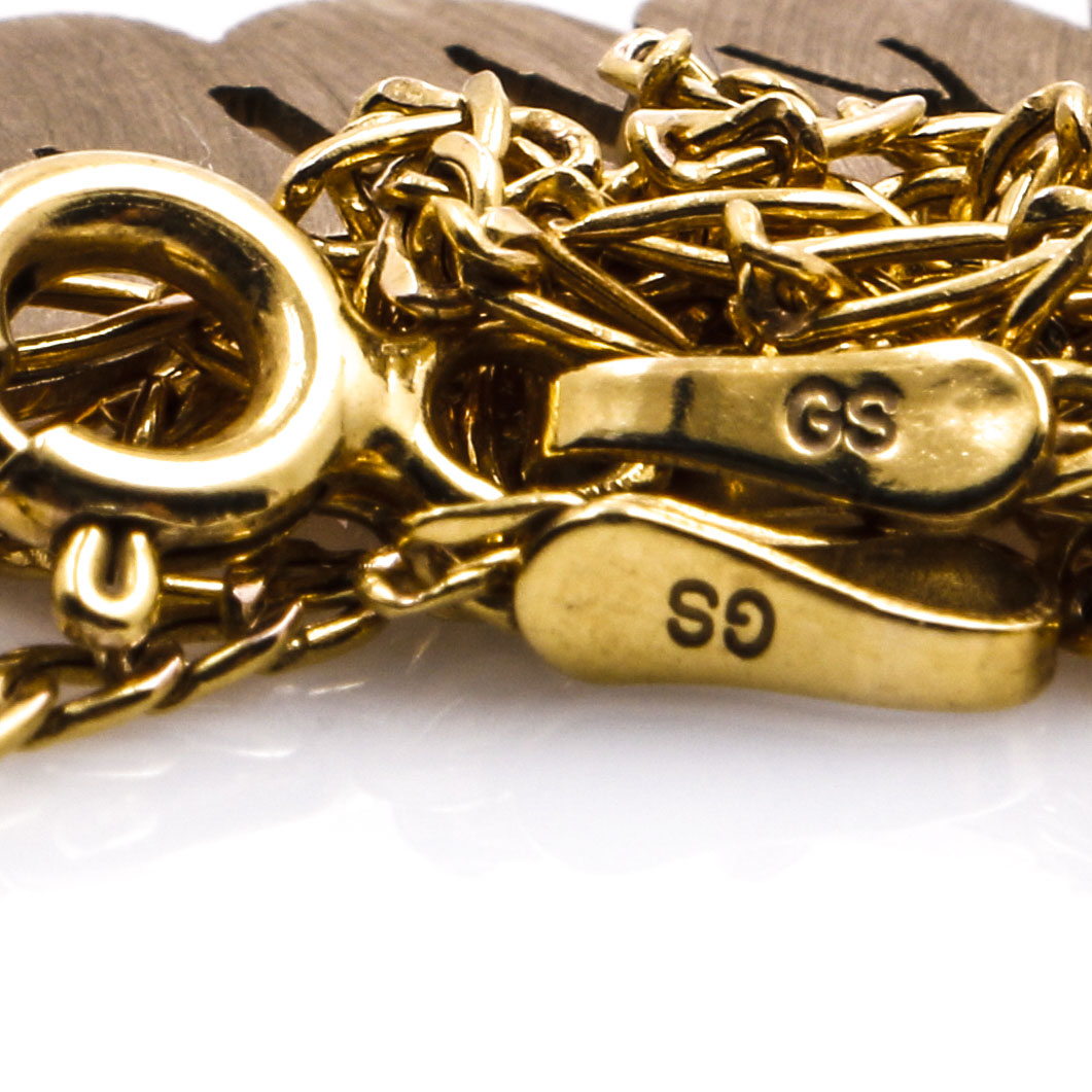 10K Yellow Gold "Susie" Pendant Necklace