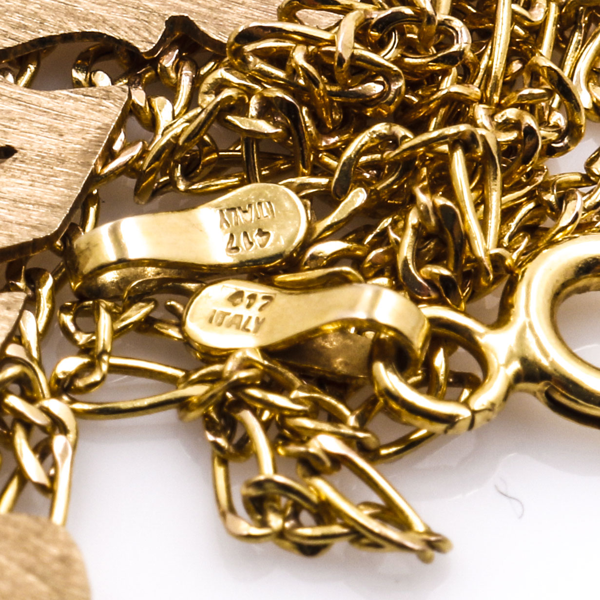 10K Yellow Gold "Susie" Pendant Necklace