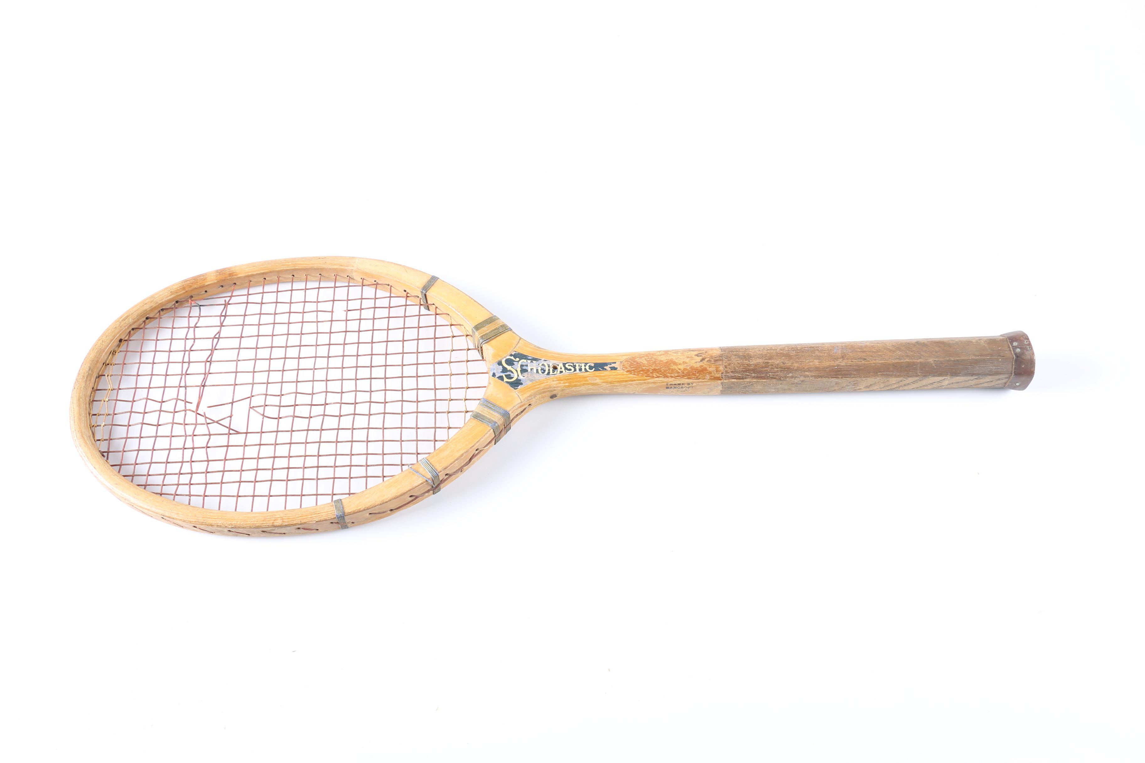 Vintage Tennis Rackets and Golf Clubs