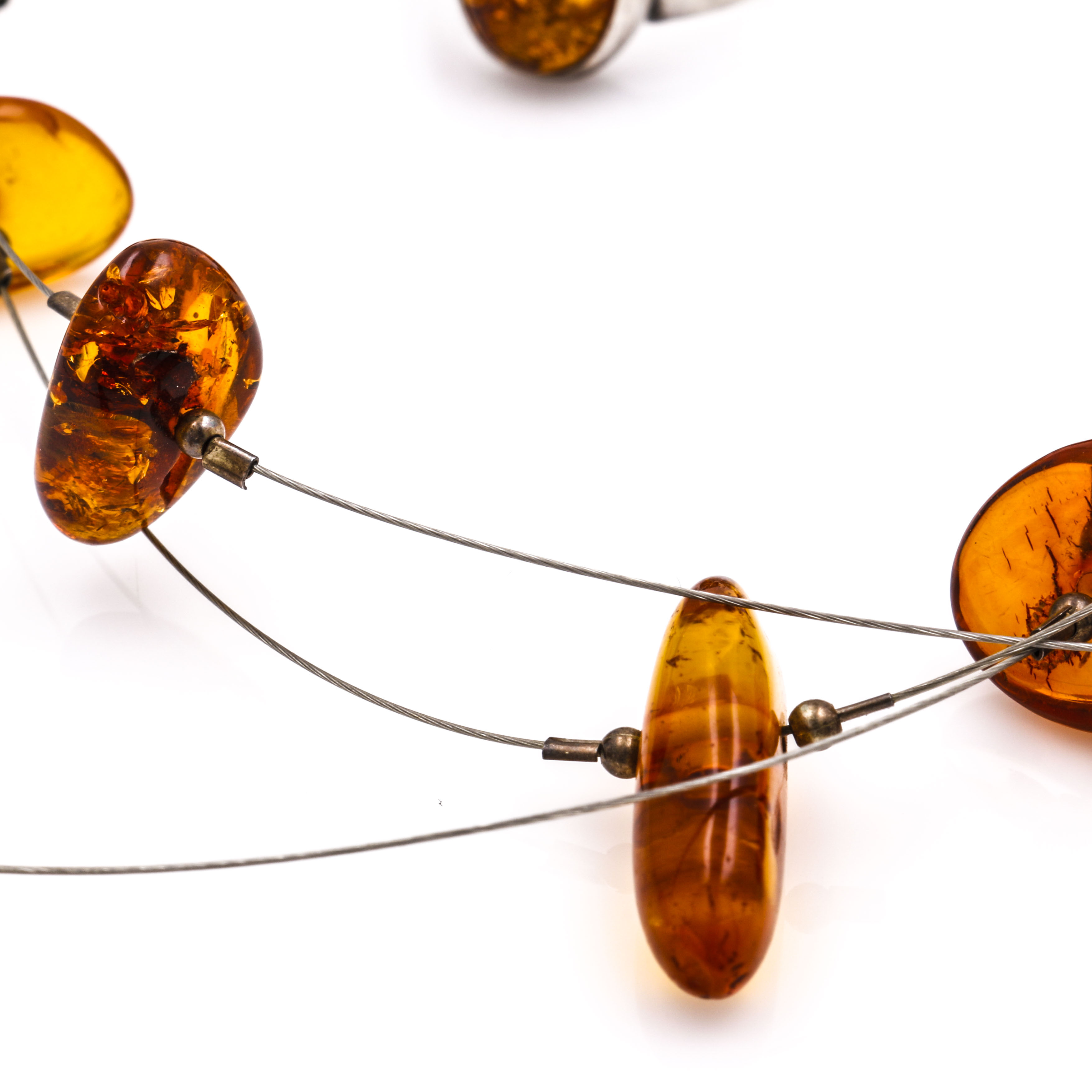 Sterling Silver Amber Jewelry