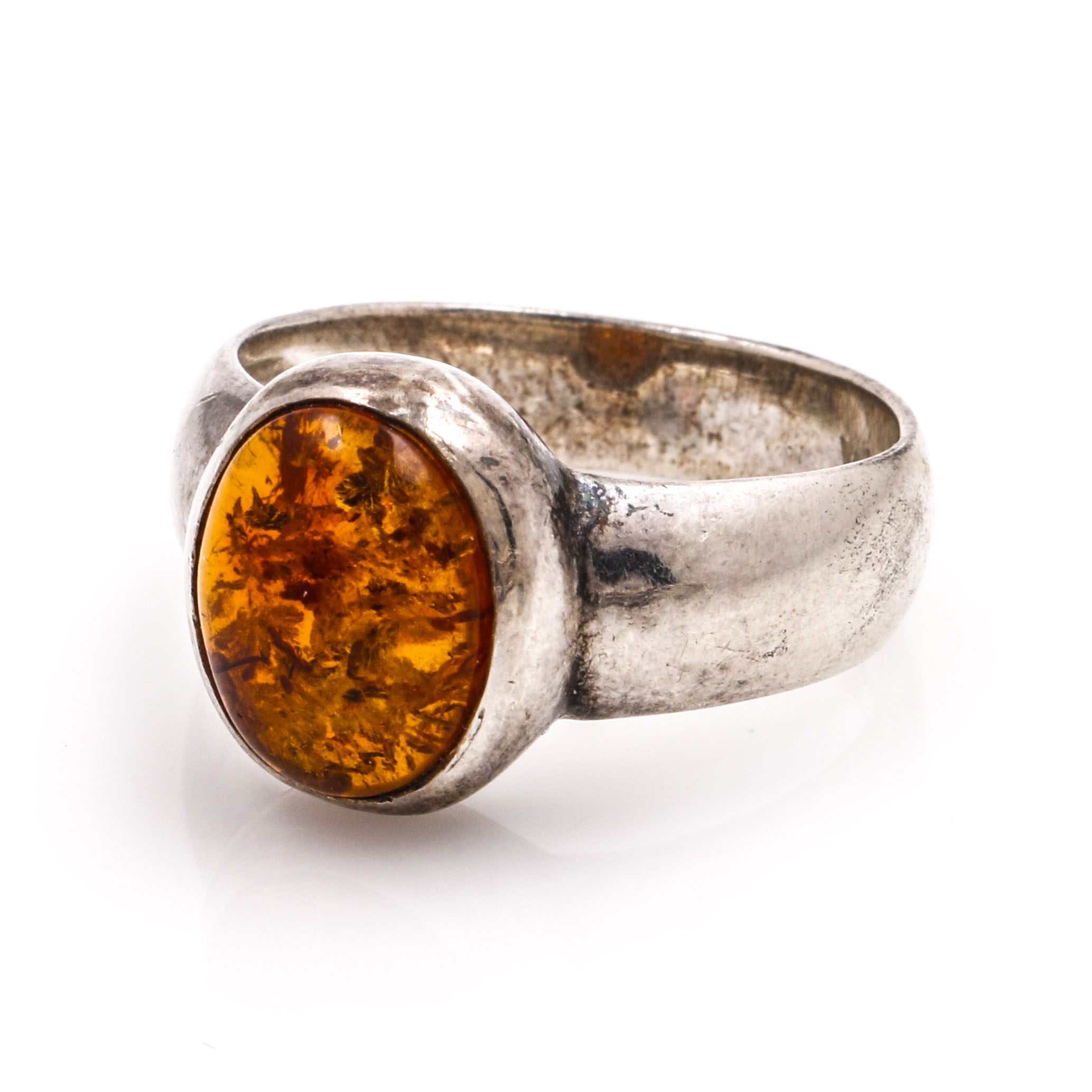 Sterling Silver Amber Jewelry
