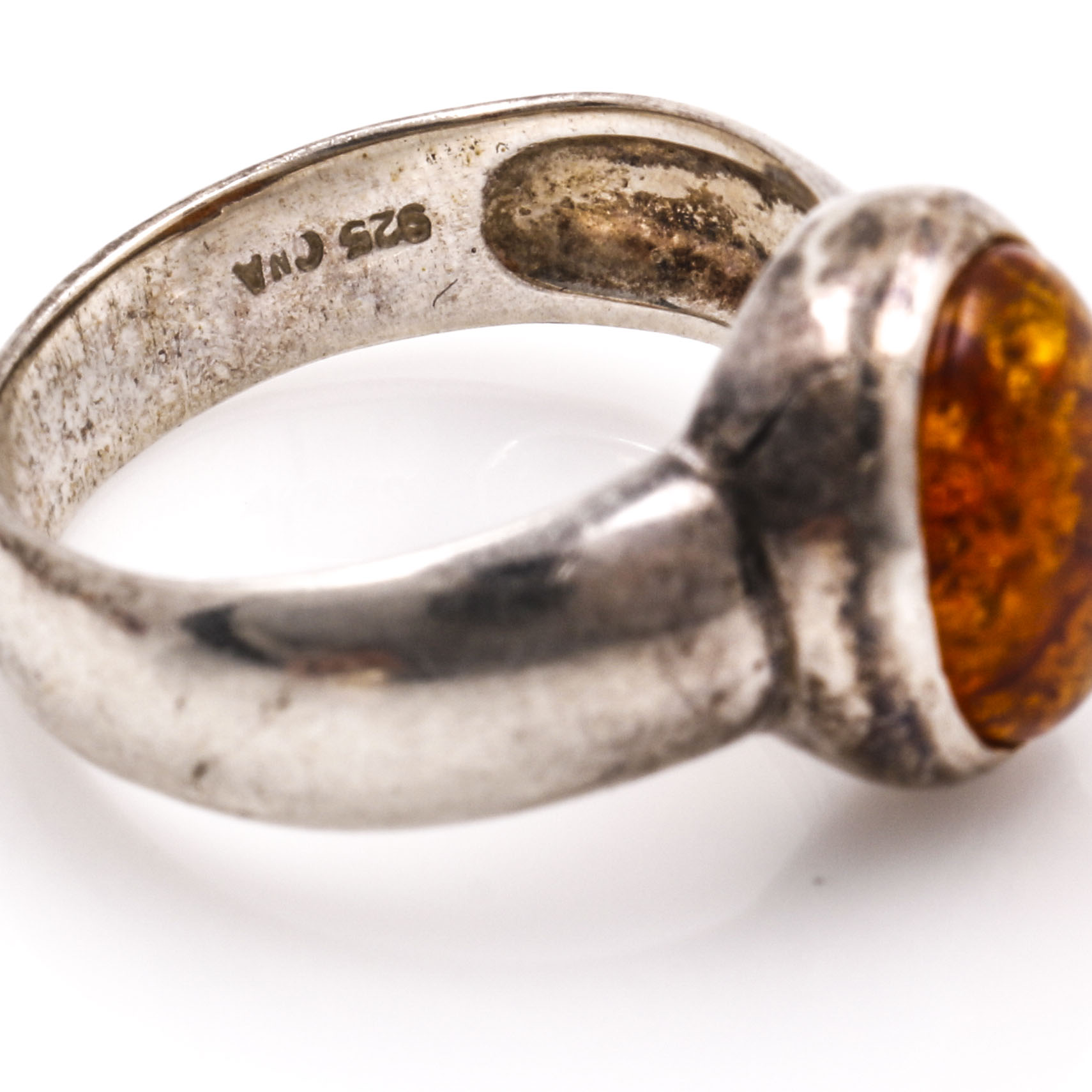 Sterling Silver Amber Jewelry