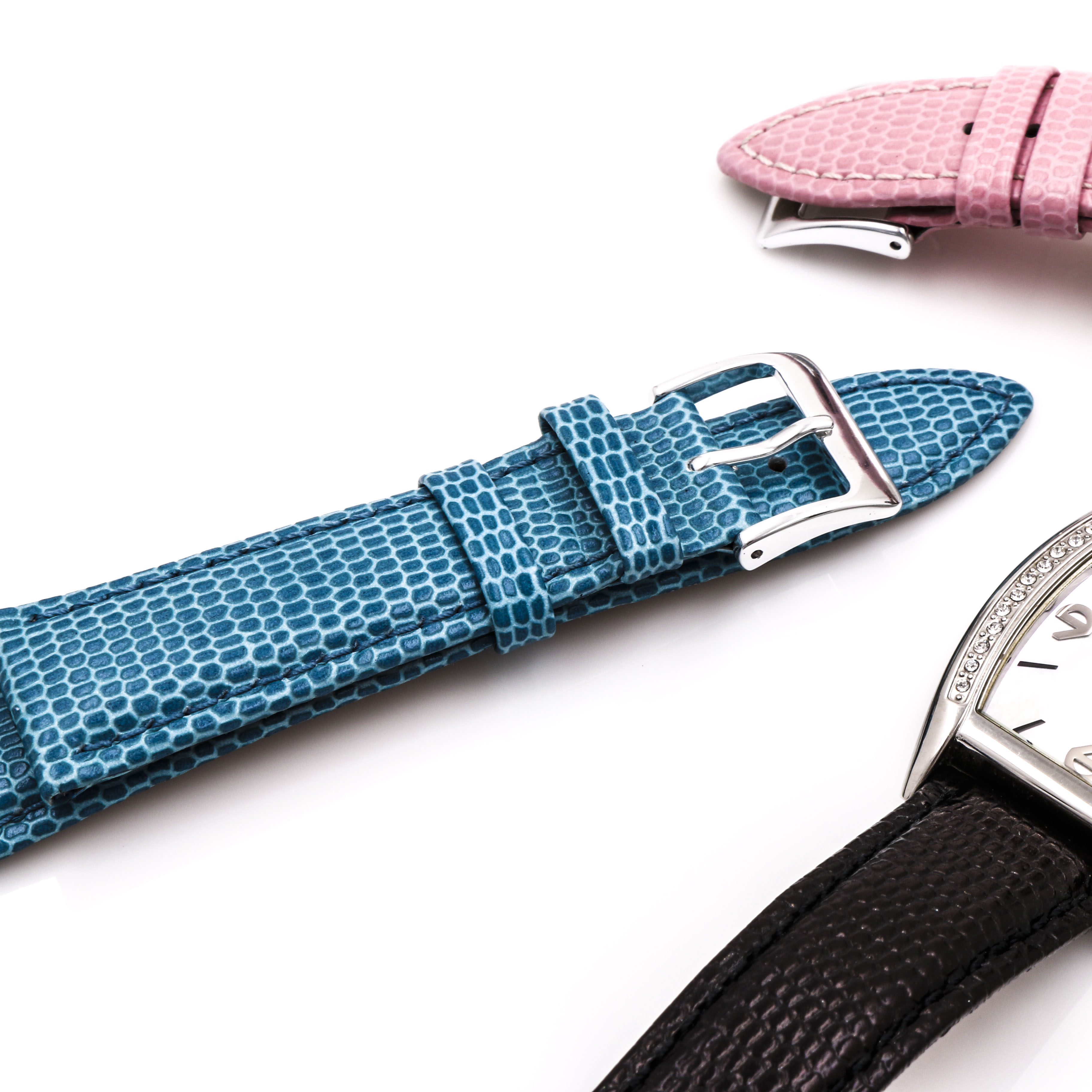 Stainless Steel Pulsar Watch with Interchangeable Bands