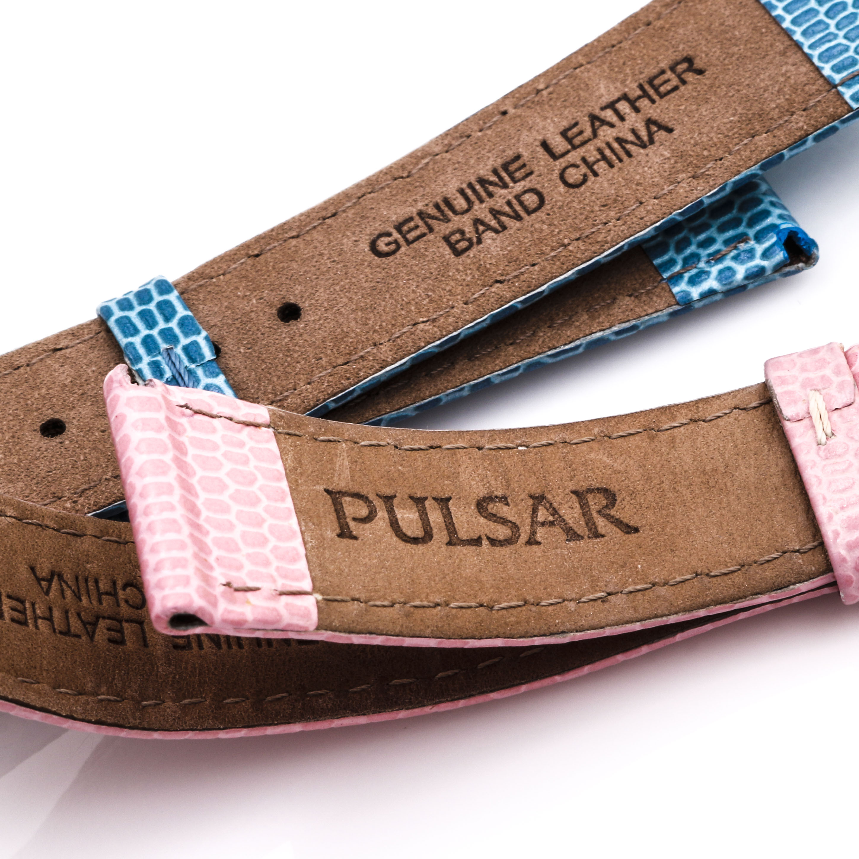 Stainless Steel Pulsar Watch with Interchangeable Bands