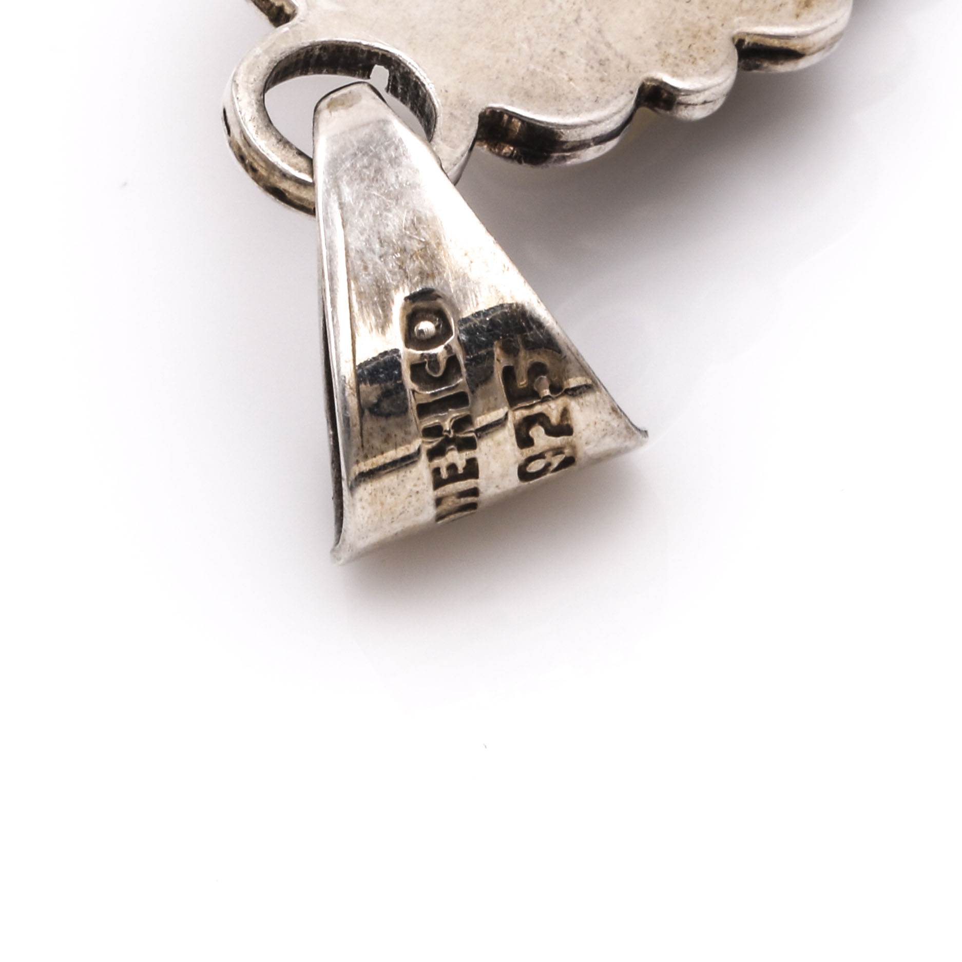 Sterling Silver Amber Necklace and Earrings