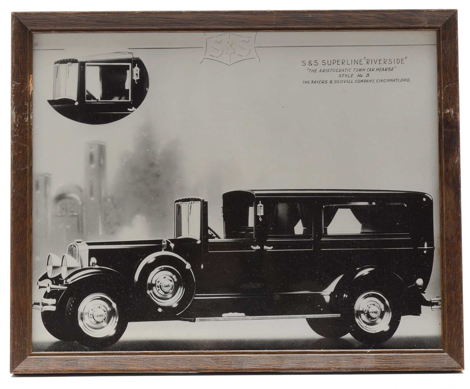 Three Silver Gelatin Photographs of Hearses