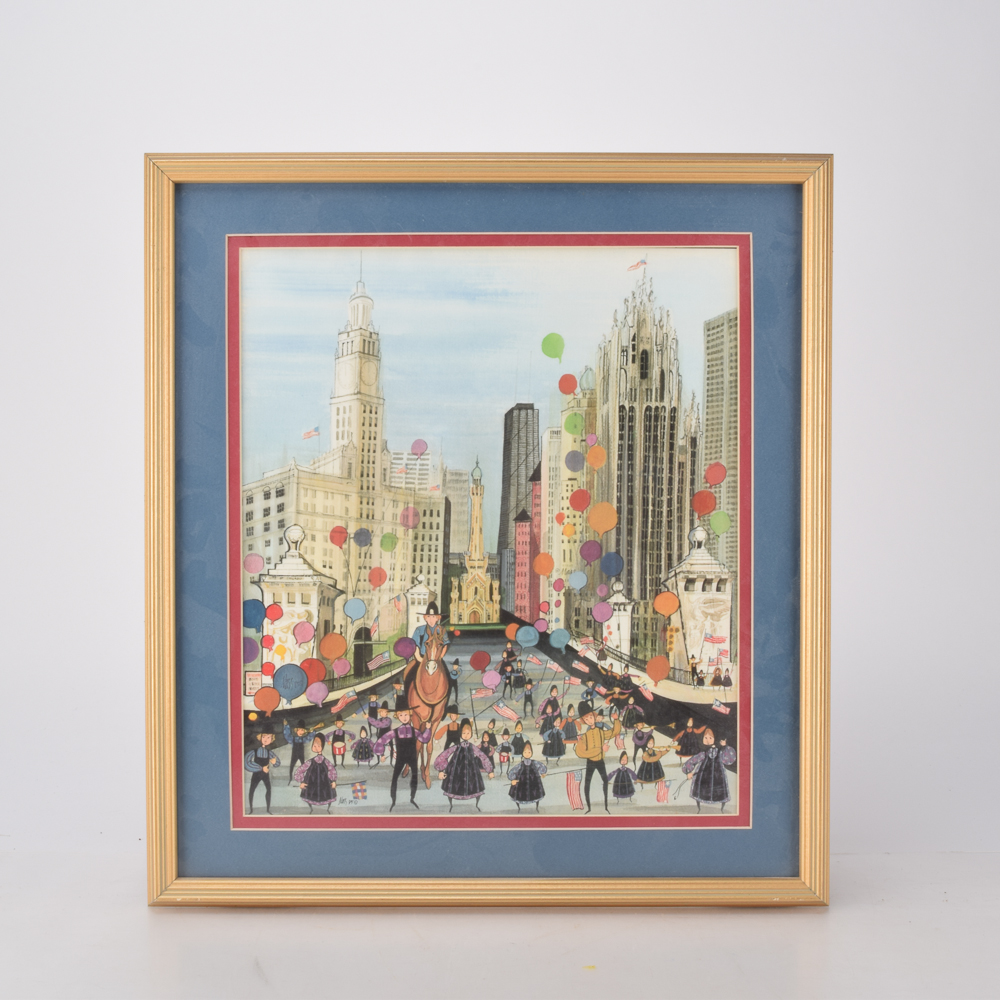 P. Buckley Moss Offset Lithograph