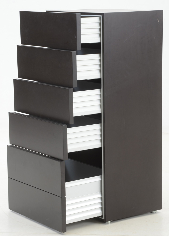 Contemporary Italian "Leggero" Five Drawer Chest