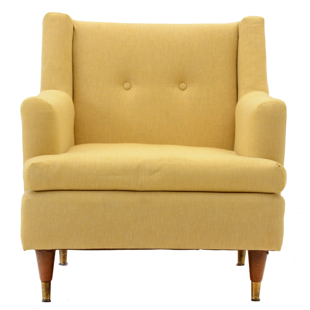 Vintage Yellow Armchair