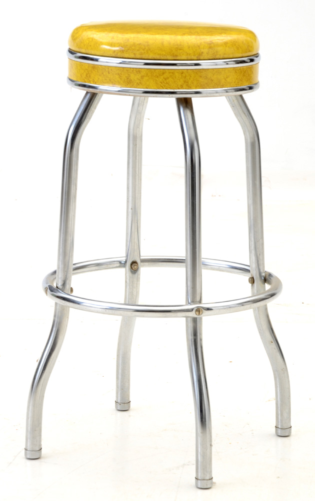 Set of Six Mid-Century Modern Counter Stools by Cosco