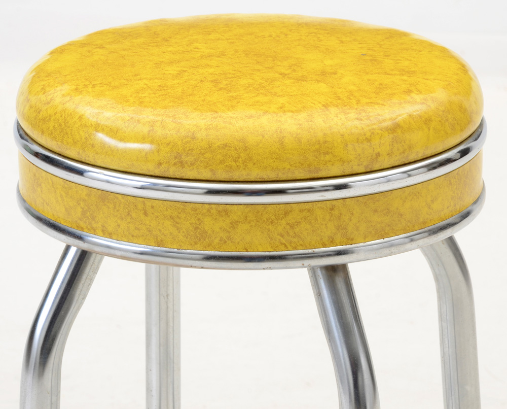 Set of Six Mid-Century Modern Counter Stools by Cosco