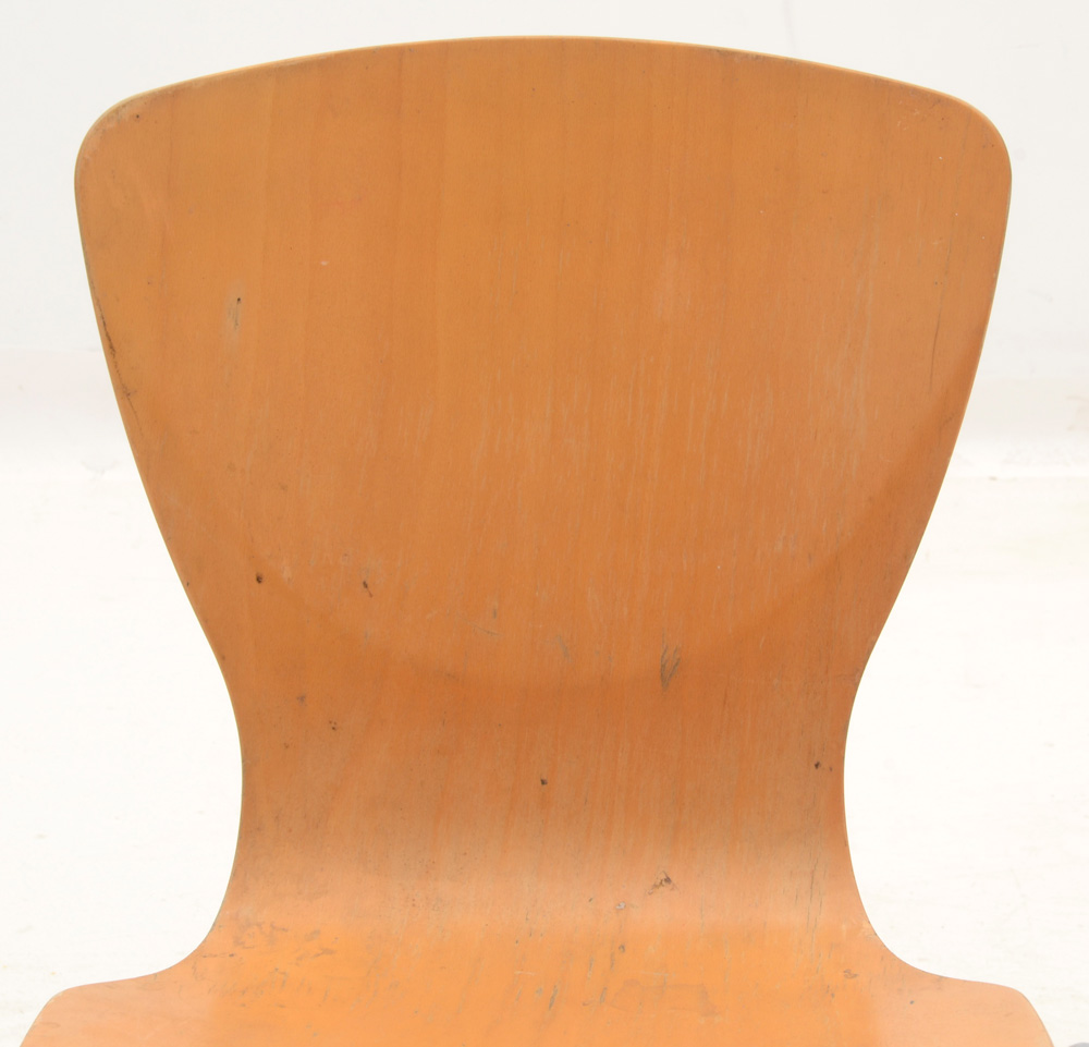 Mid Century Modern Blonde Chairs
