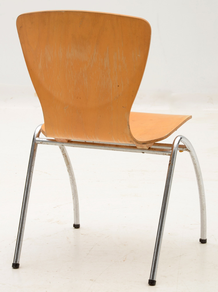 Mid Century Modern Blonde Chairs