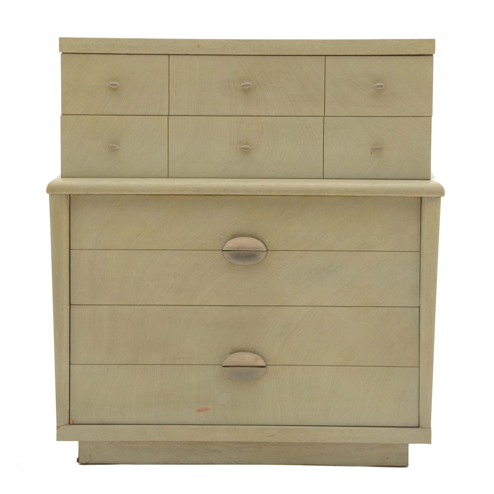 Mid Century Modern Dresser in Green