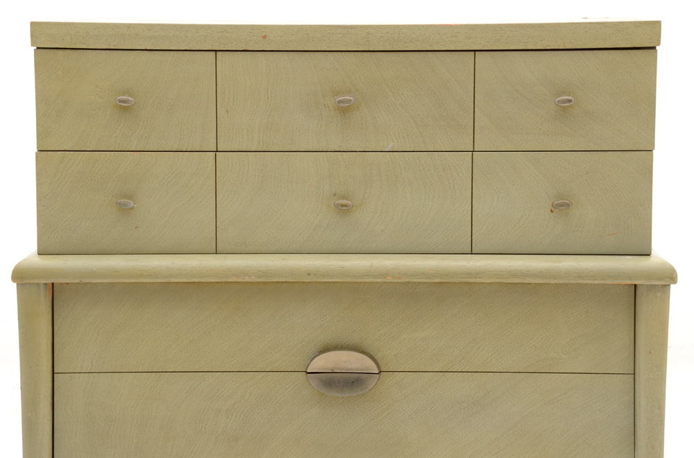 Mid Century Modern Dresser in Green