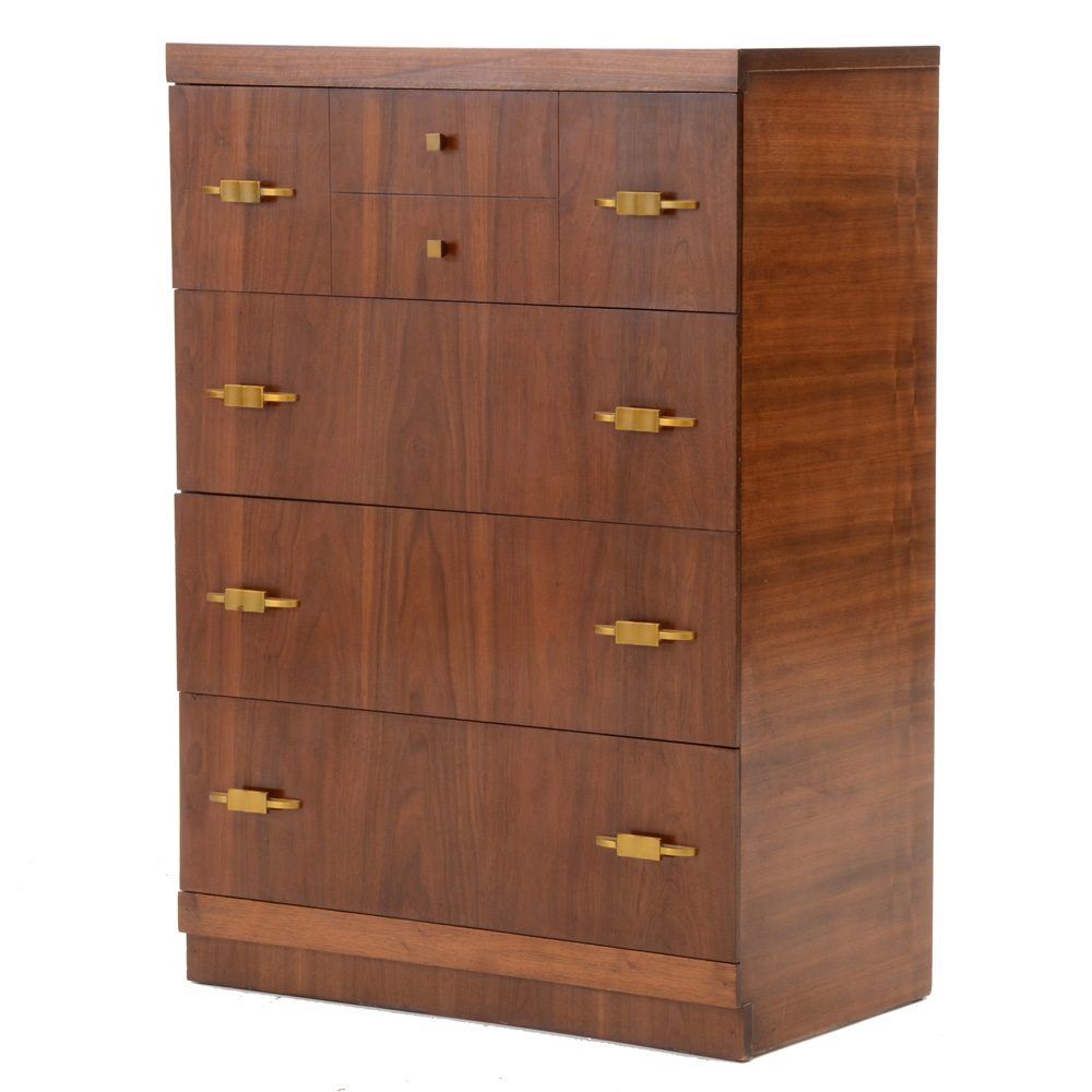 Mid Century Modern Mahogany Chest of Drawers