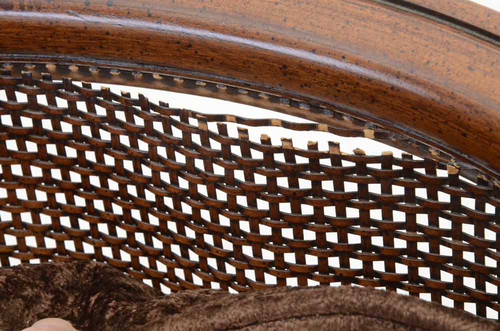 Pair of Velvet Upholstered Armchairs