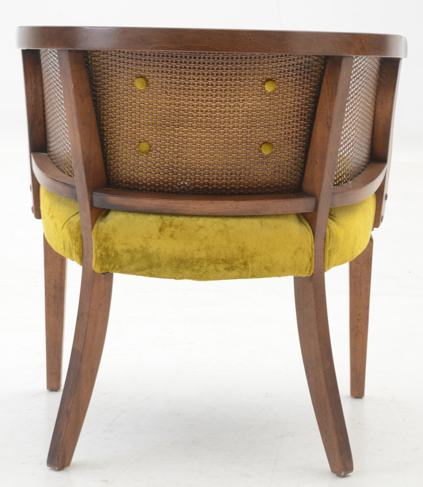 Pair of Velvet Upholstered Armchairs