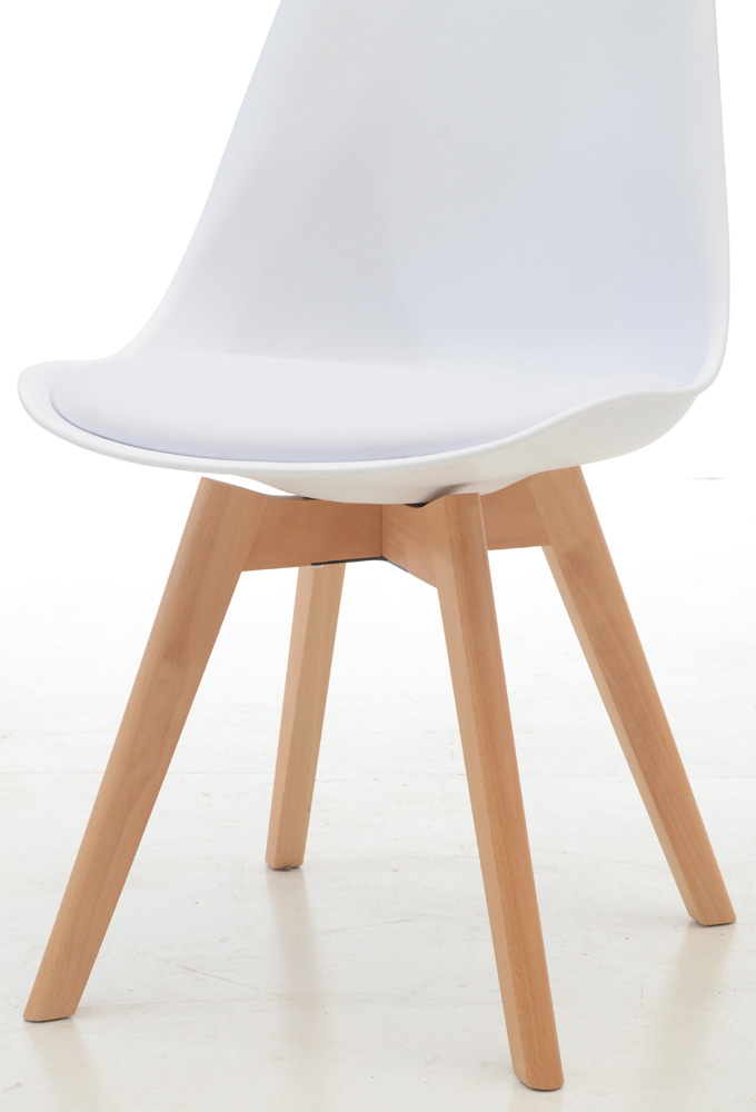 Set of Five Wade Logan "Dakota" Side Chairs in White