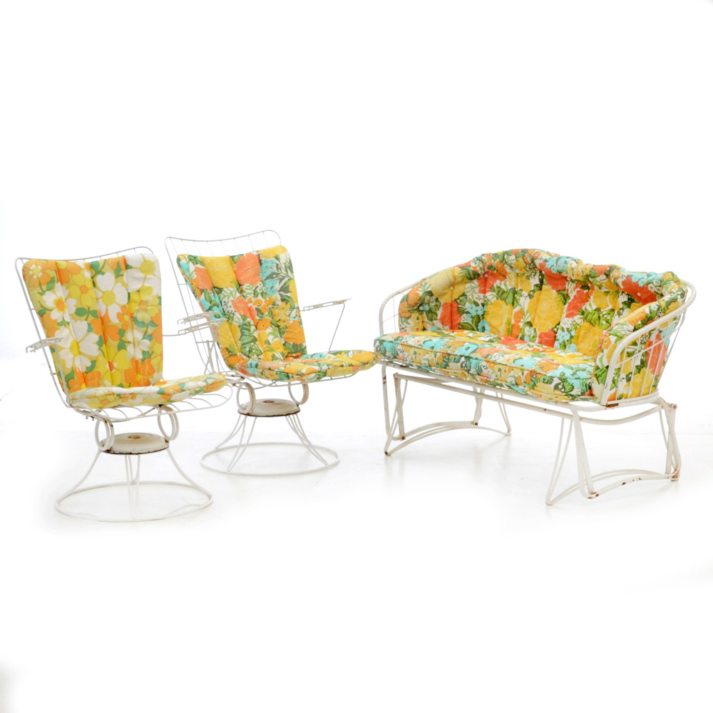 Mid-Century Patio Furniture Set