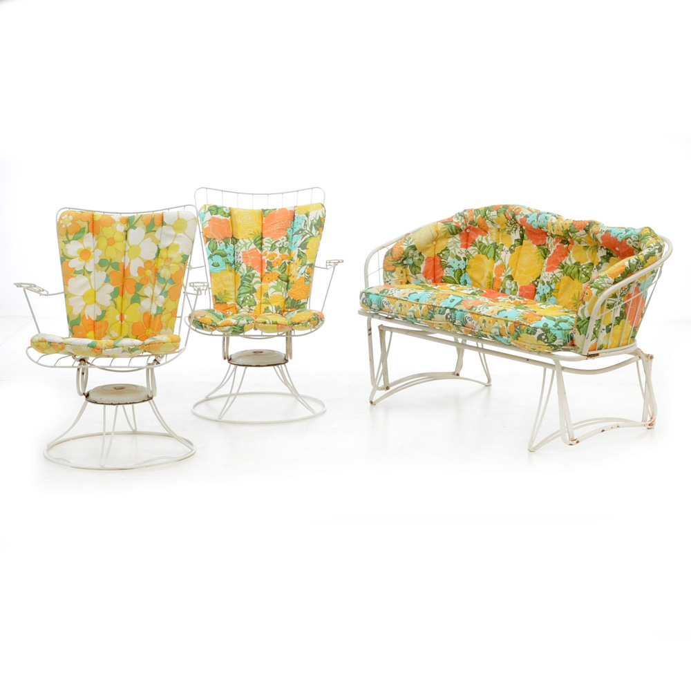 Mid-Century Patio Furniture Set