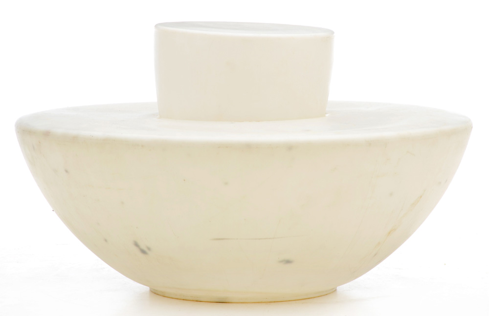 Large Circular Modernist Plastic Bench