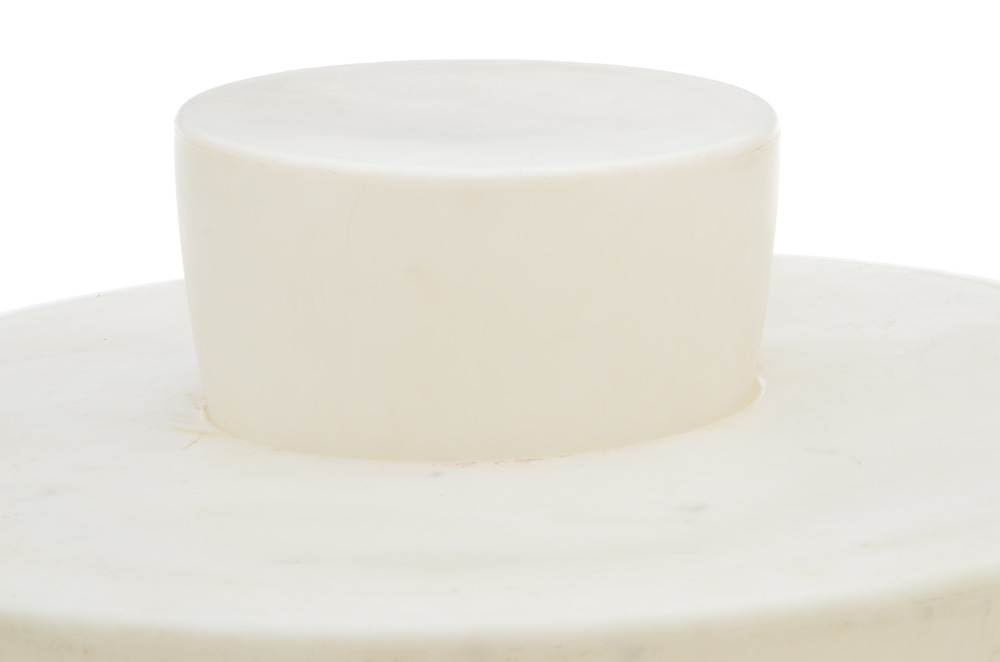 Large Circular Modernist Plastic Bench