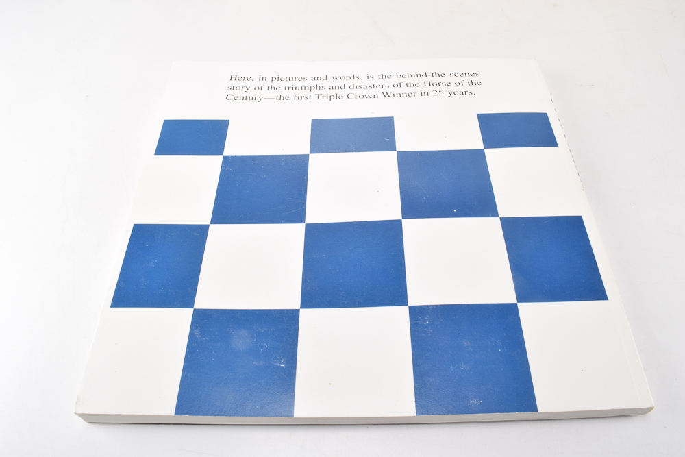 Tony Oswald Framed Offset Lithograph of Etching "Secretariat"