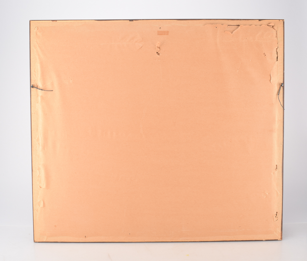 Tony Oswald Framed Offset Lithograph of Etching "Secretariat"