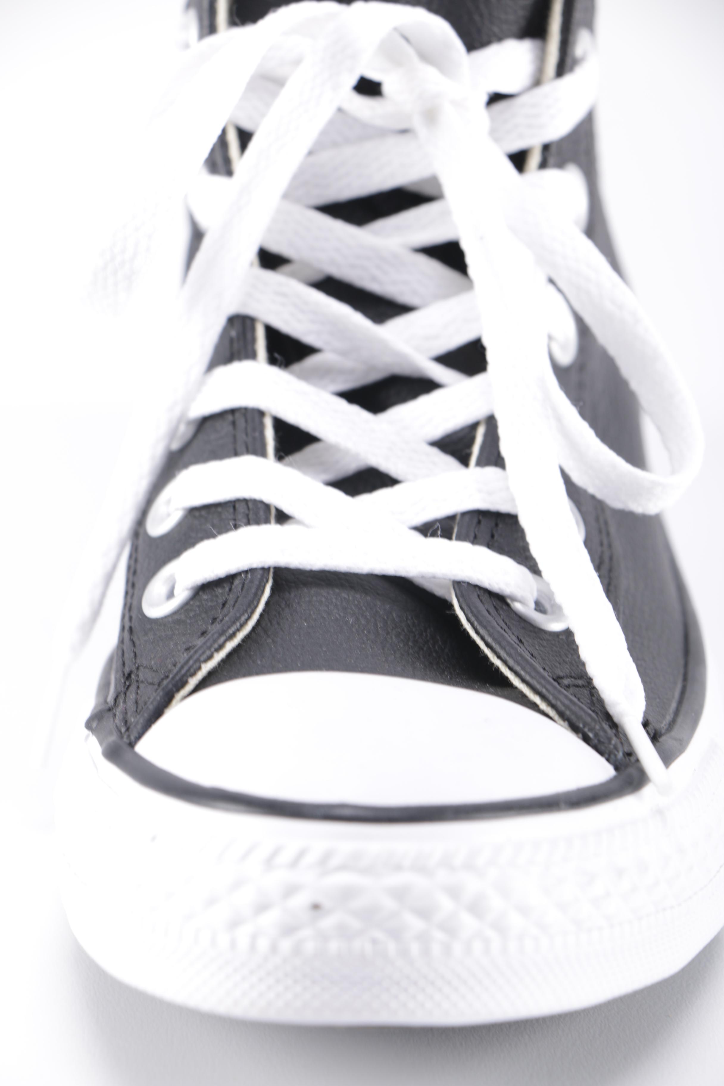 Women's Converse Black Leather Chuck Taylor All Star