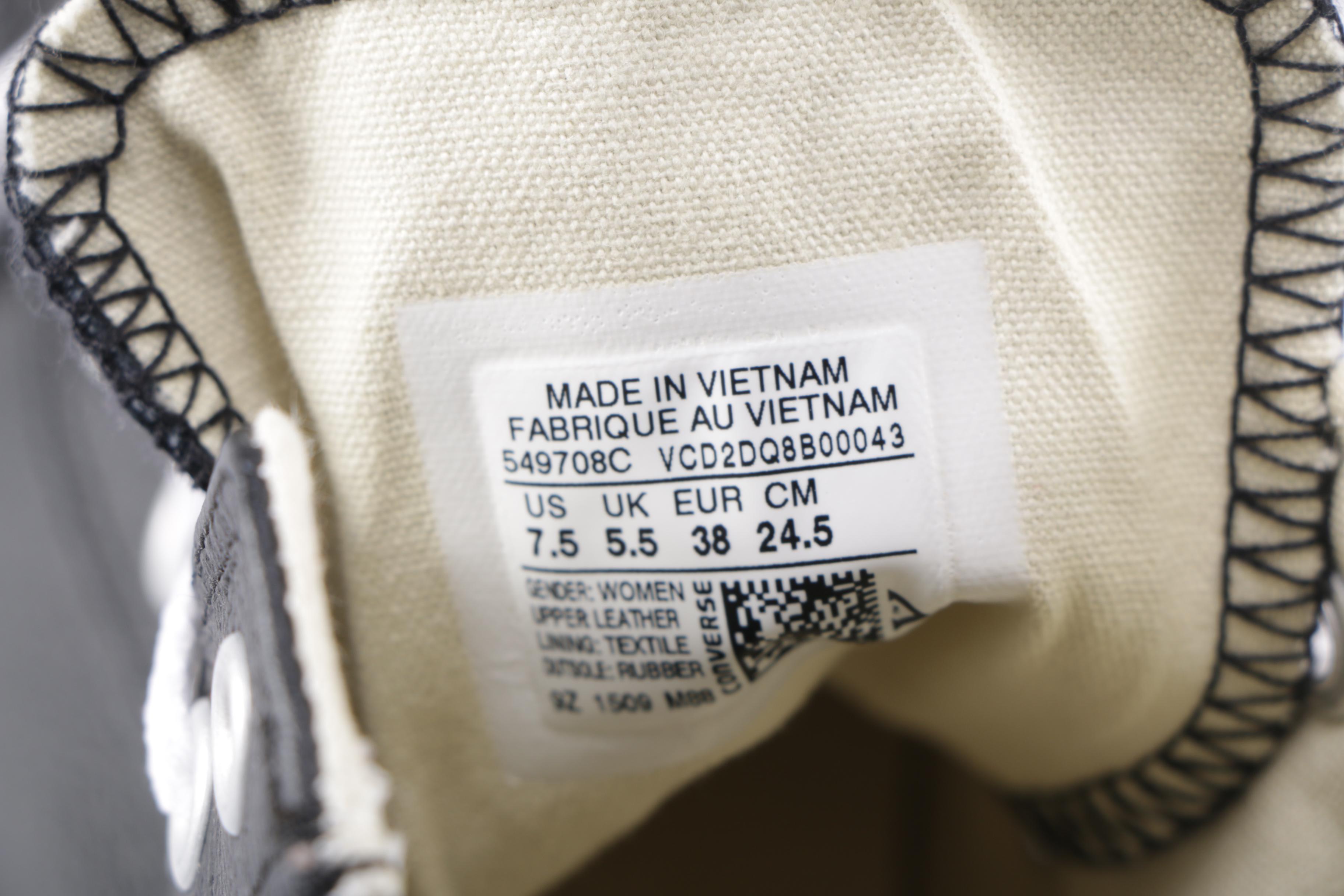 Women's Converse Black Leather Chuck Taylor All Star