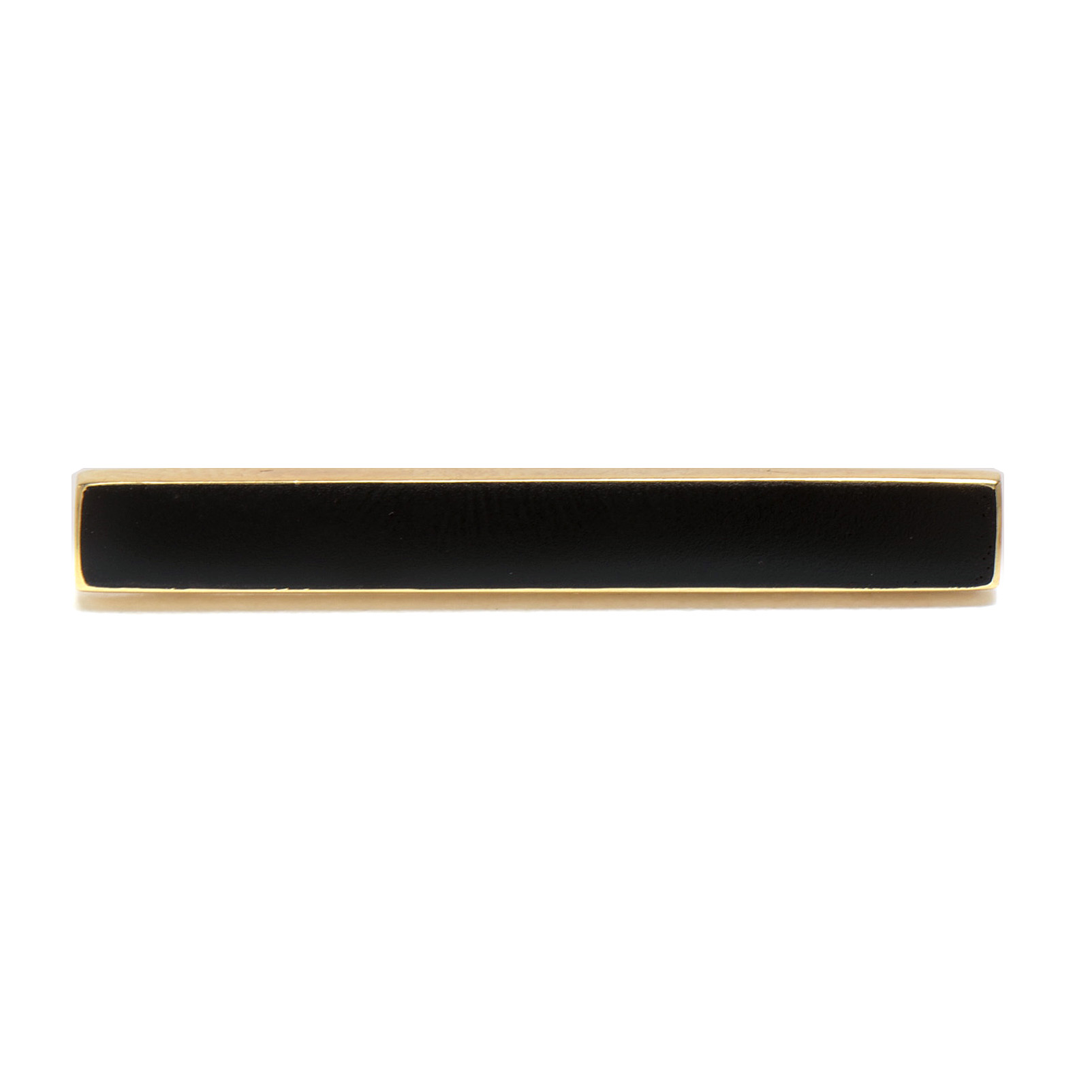Early 20th Century 14K Yellow Gold Enameled Mourning Pin