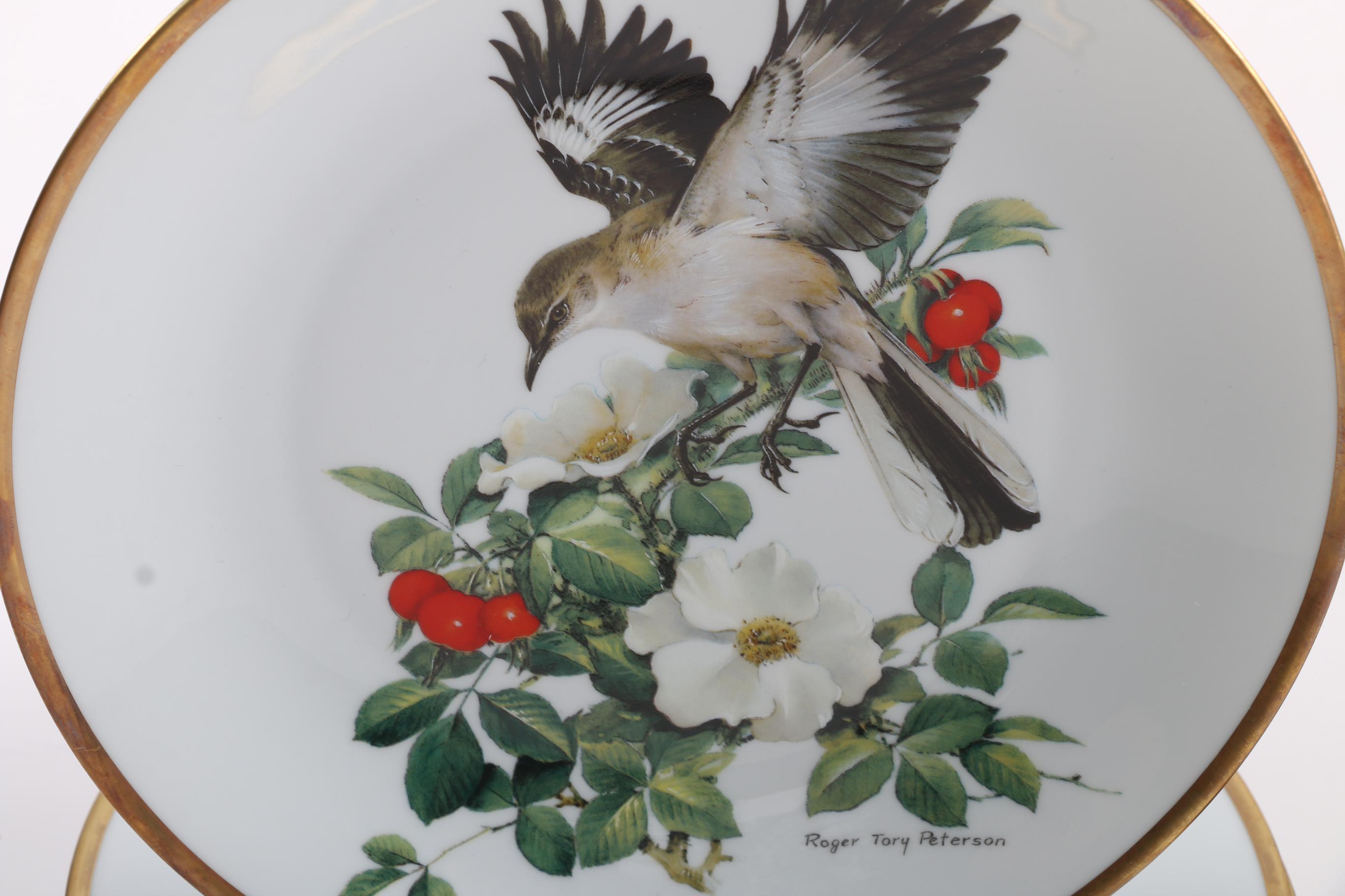 Limoges' Roger Tory Peterson Porcelain Collectible Plates of Songbirds