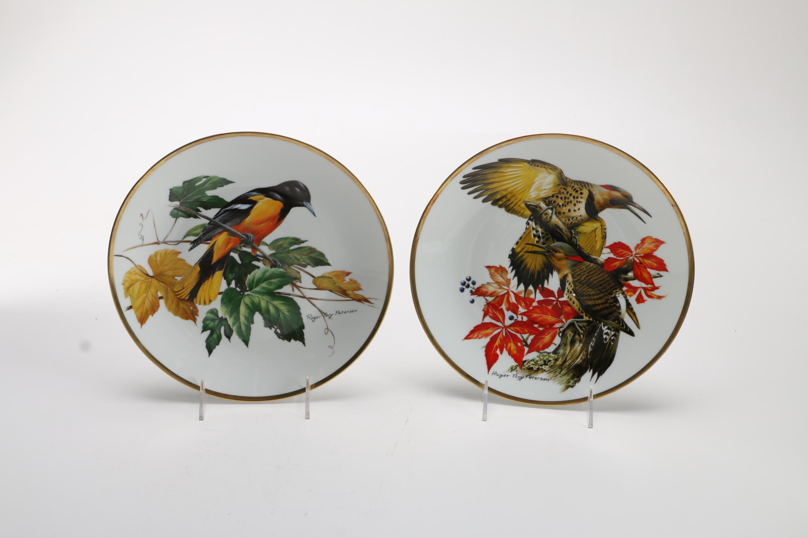 Limoges' Roger Tory Peterson Porcelain Collectible Plates of Songbirds