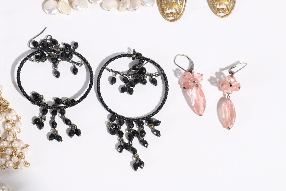 Costume Jewelry Assortment Featuring Virgins, Saints and Angels