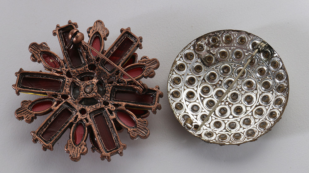 Costume Jewelry Assortment Featuring Virgins, Saints and Angels