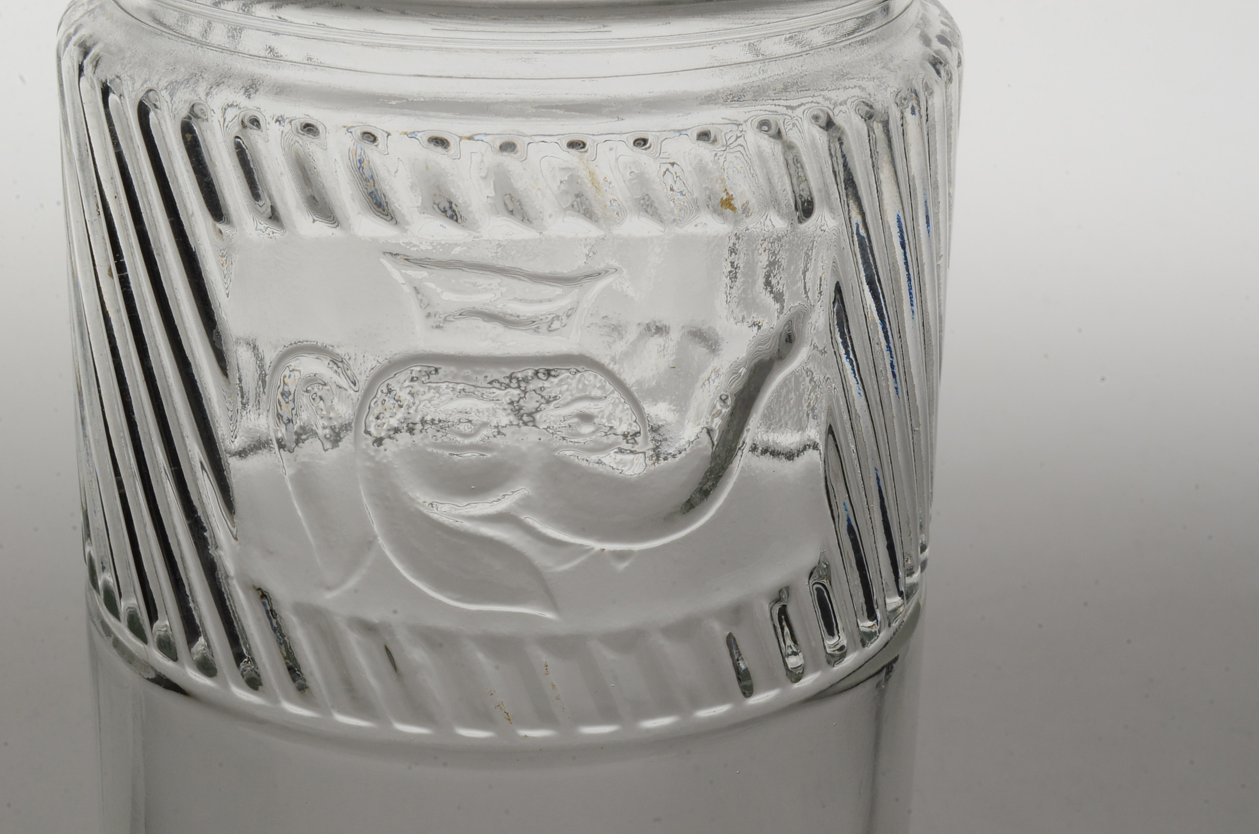 Collection of Jumbo Peanut Butter Jars and Drinking Glass