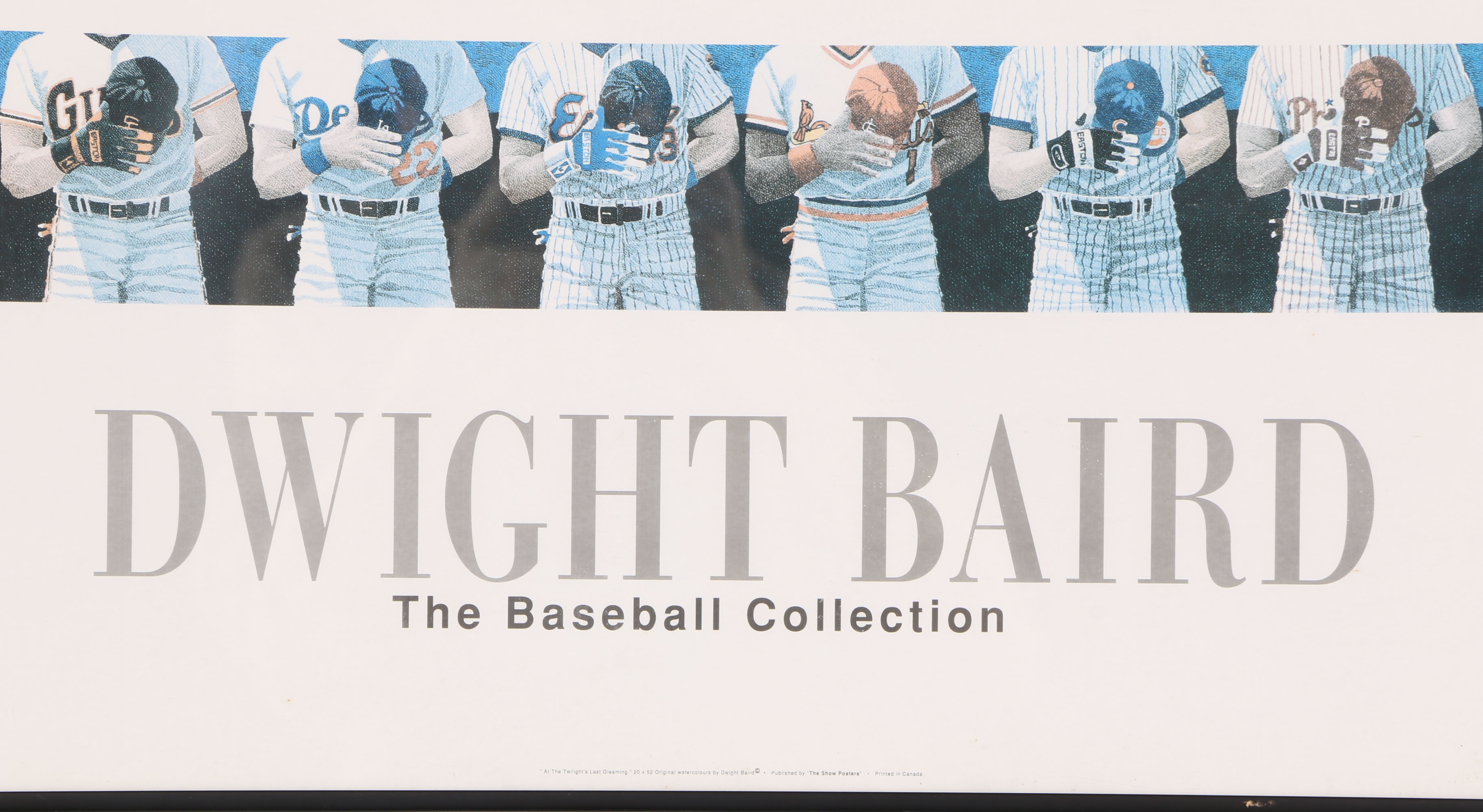 Dwight Baird Offset Lithograph "At The Twilight's Last Gleaming"