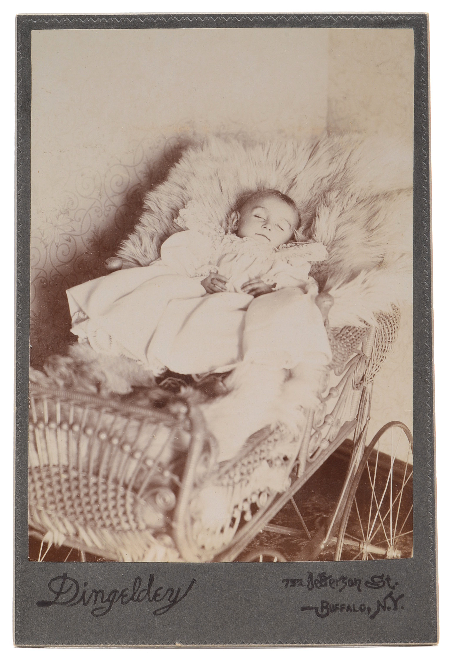 Three Vintage Postmortem Silver Gelatin Photographs of Children