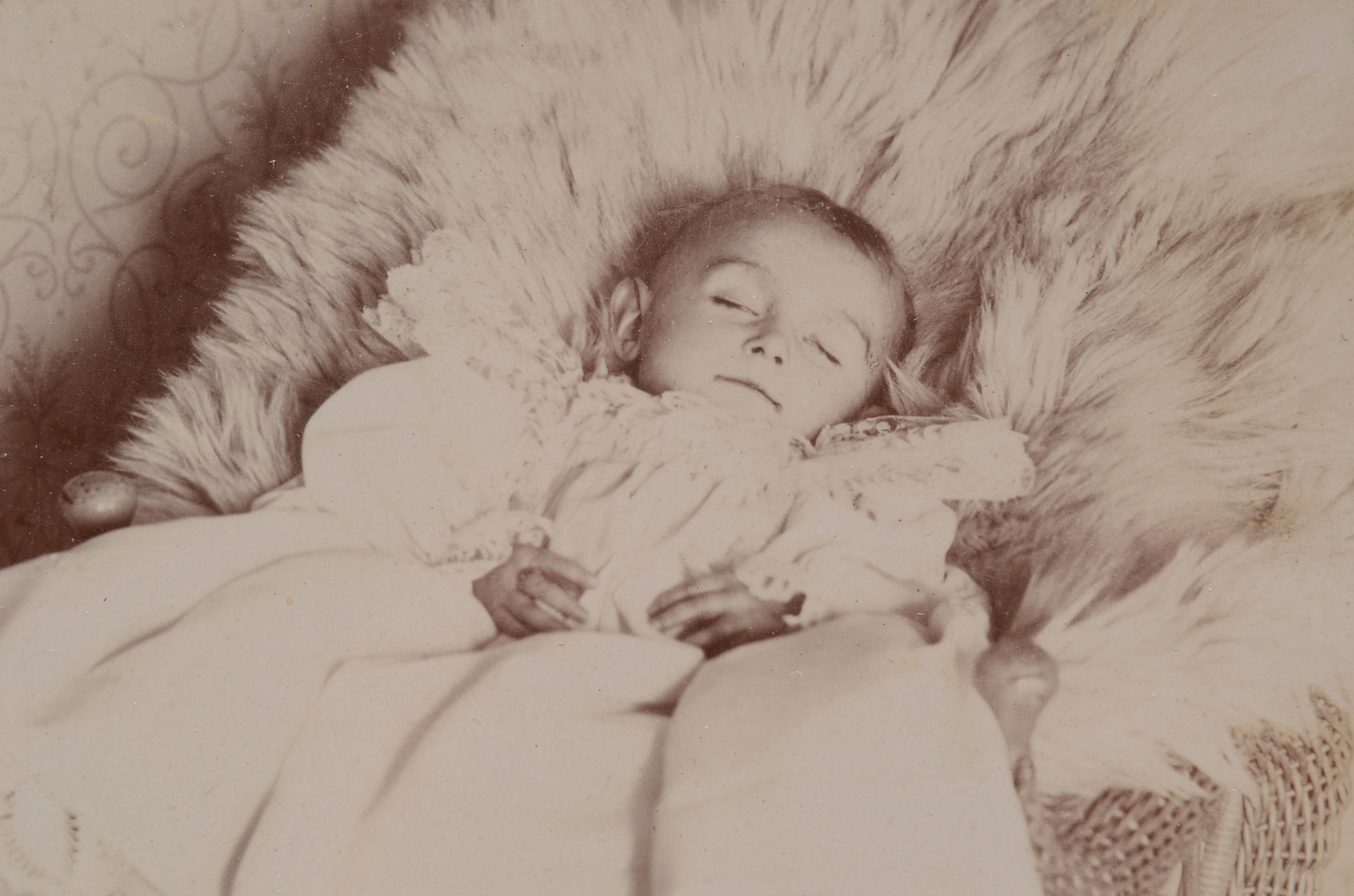 Three Vintage Postmortem Silver Gelatin Photographs of Children