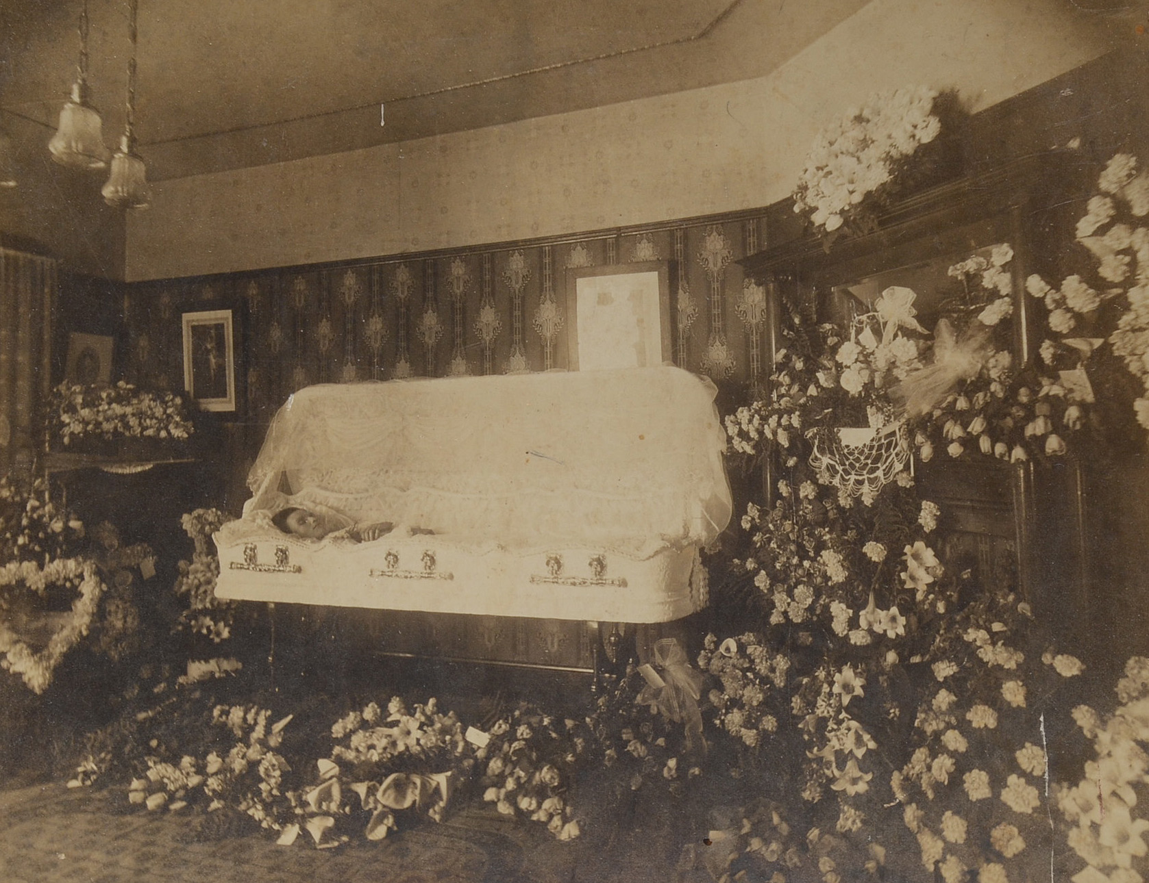 Two Victorian Era and One 1960s Unframed Silver Gelatin Postmortem Photographs